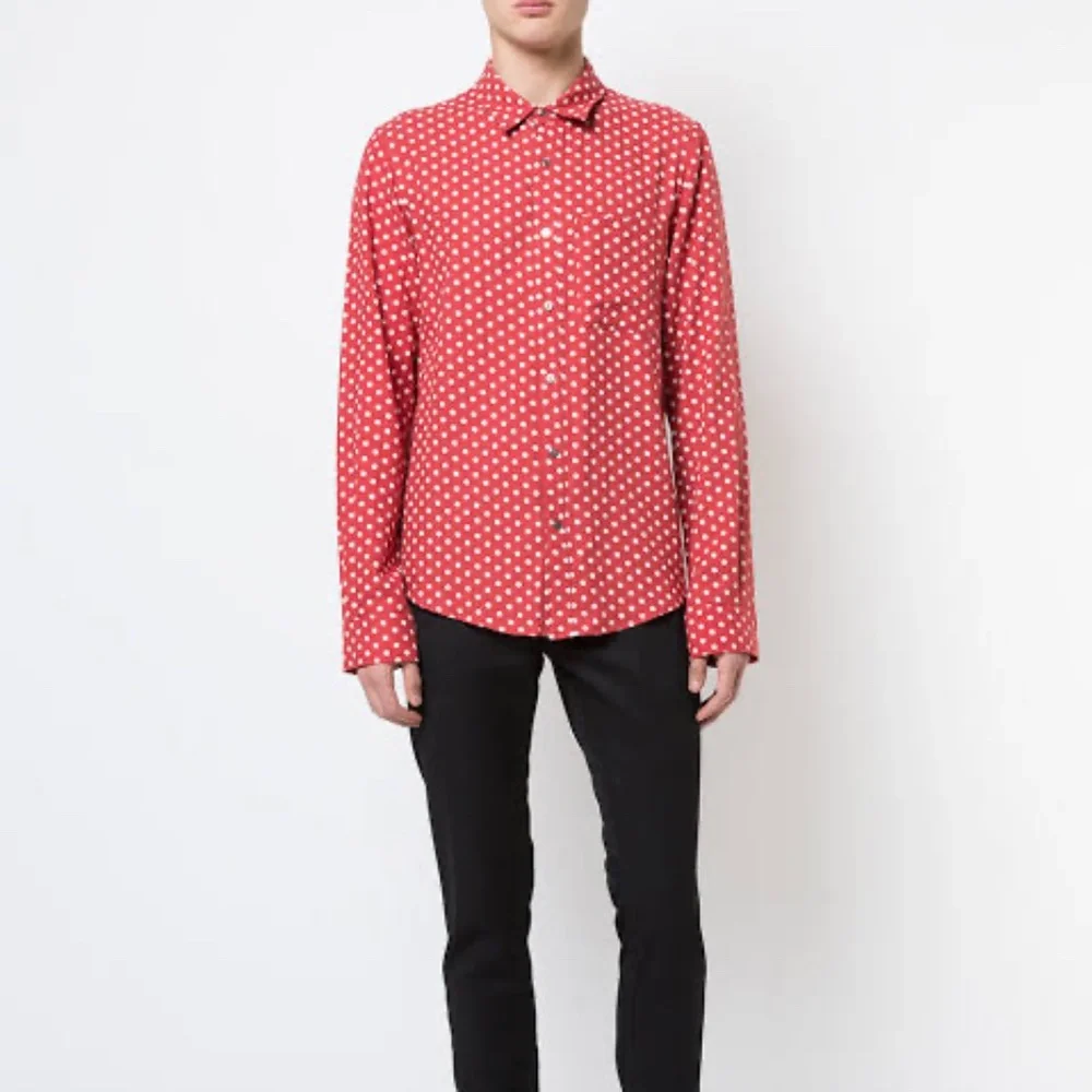 AMIRI Polka Dot Red Shirt - Picture 1 of 8